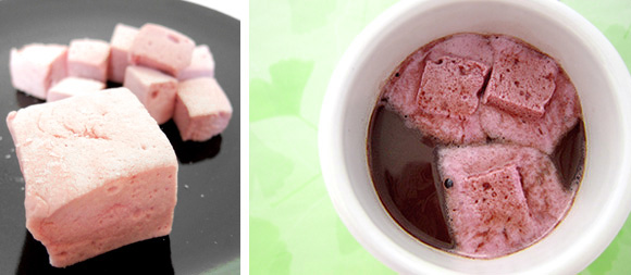 Hot Chocolate w/Raspberry Marshmallows