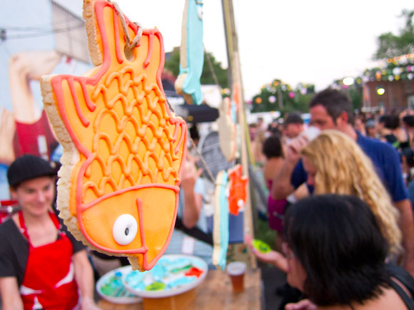 Sugar cookie from Lindsey Bakes at The Stop Night Market in 2012