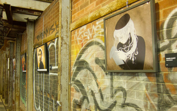 Art on the walls.